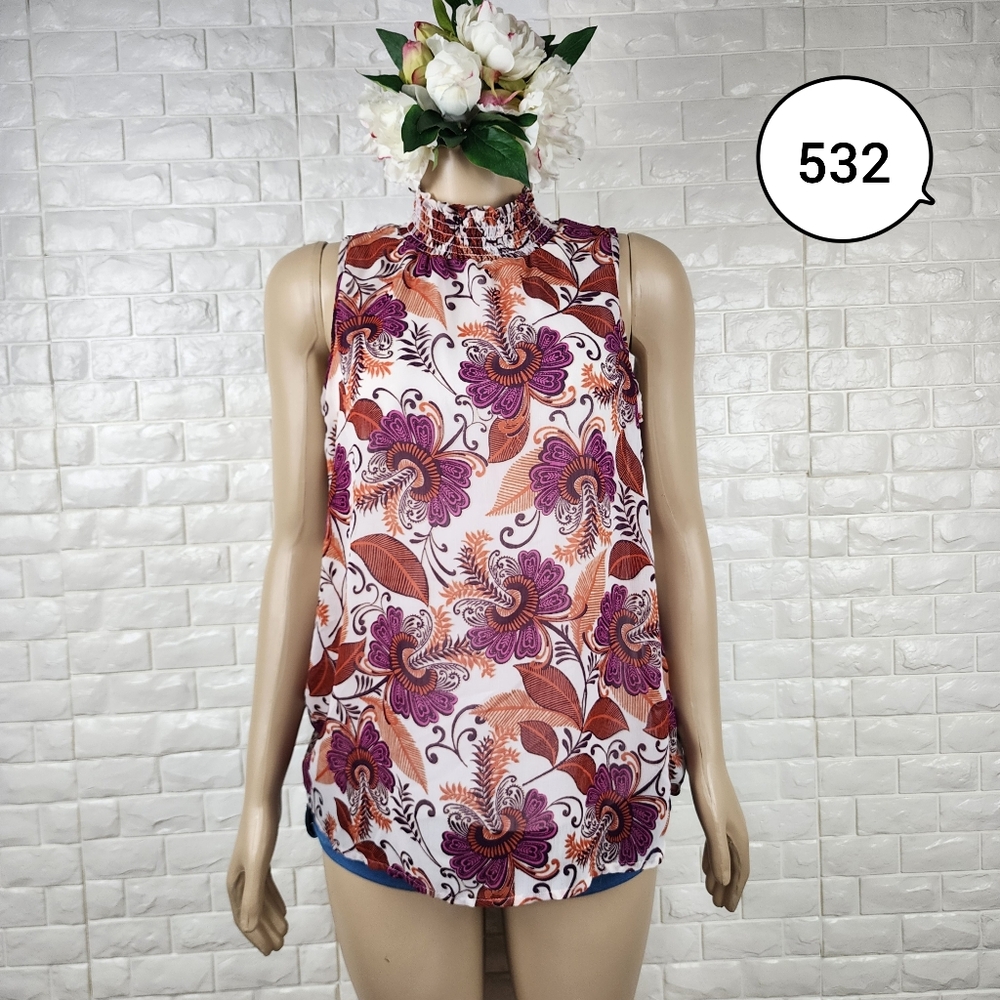 poppi medium floral blouse